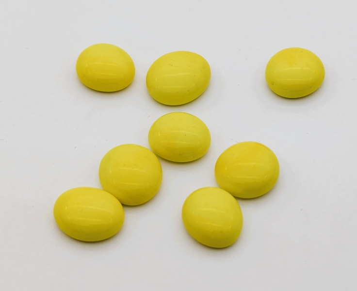 Glasnuggets gelb opak 15-17 mm/1 kg